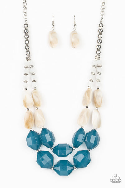 Seacoast Sunset Blue Necklace