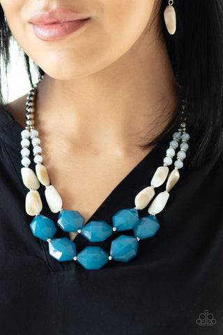 Seacoast Sunset Blue Necklace