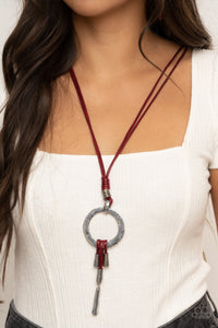 Tranquil Artisan Red Necklace