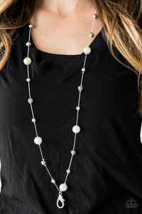 Eloquently Eloquent White Lanyard Necklace
