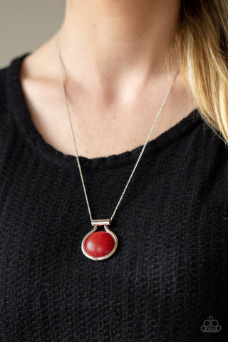 Patagonian Paradise Red Necklace