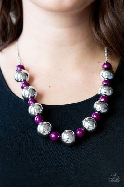 Top Pop Purple Necklace