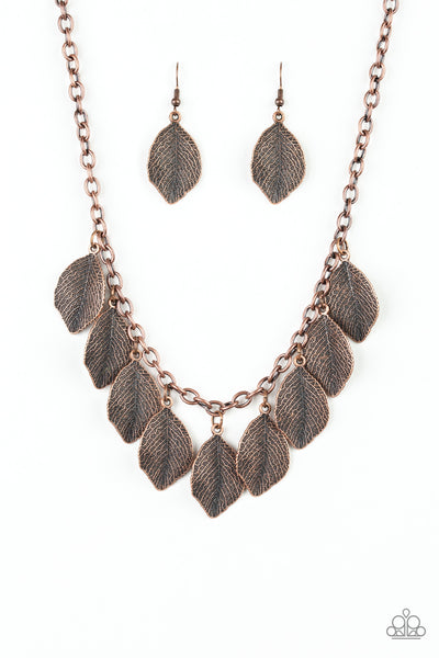 A True Be-Leaf-er Copper Necklace