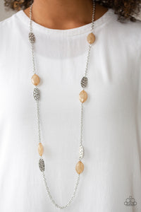 Beachfront Beauty Brown Necklace