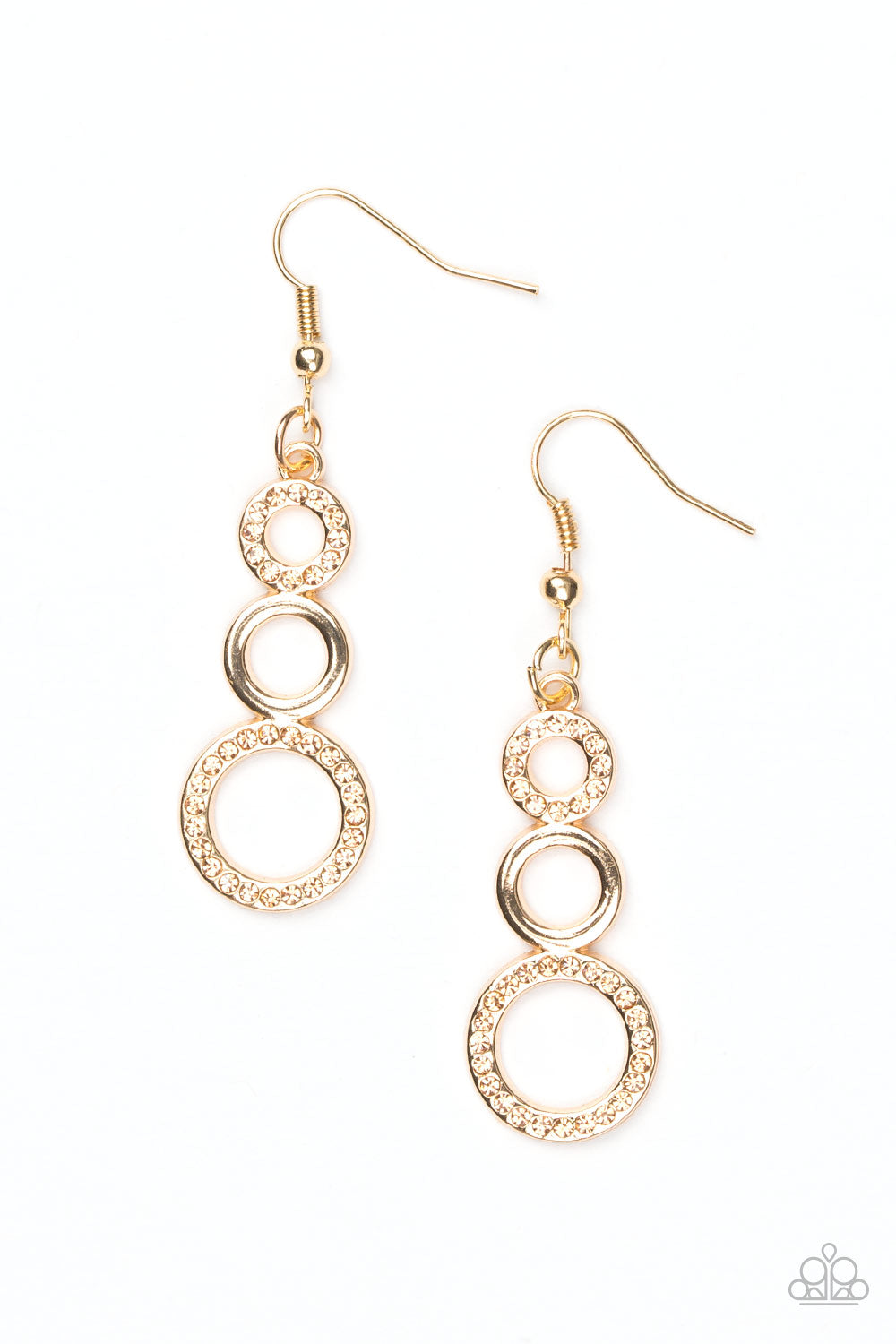 Bubble Bustle Gold Earrings