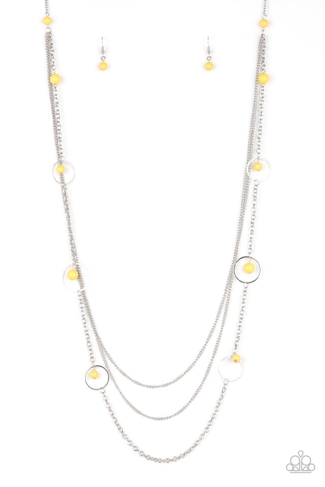 Collectively Carefree Yellow Necklace