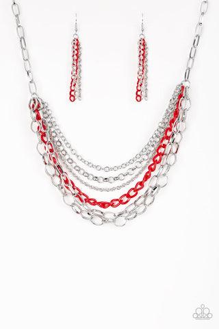 Color Bomb Red Necklace