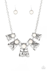 Cougar White Necklace