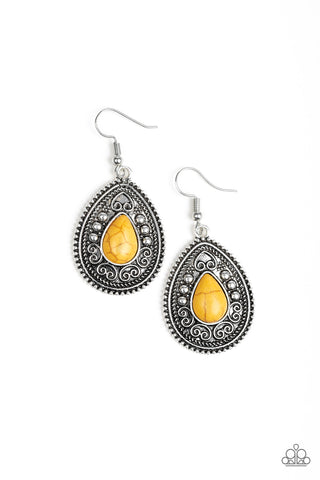 Desert Nirvana Yellow Earrings