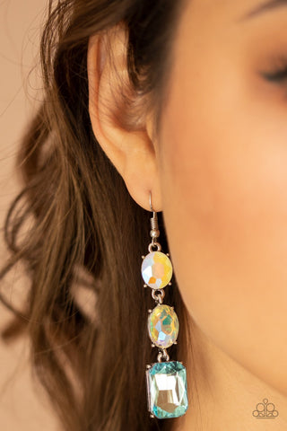Dripping in Melodrama Blue Earrings