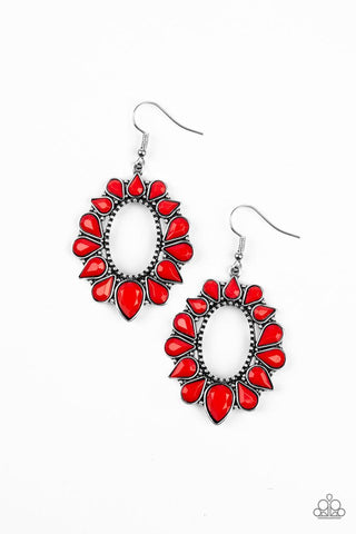 Fashionista Flavor Red Earrings