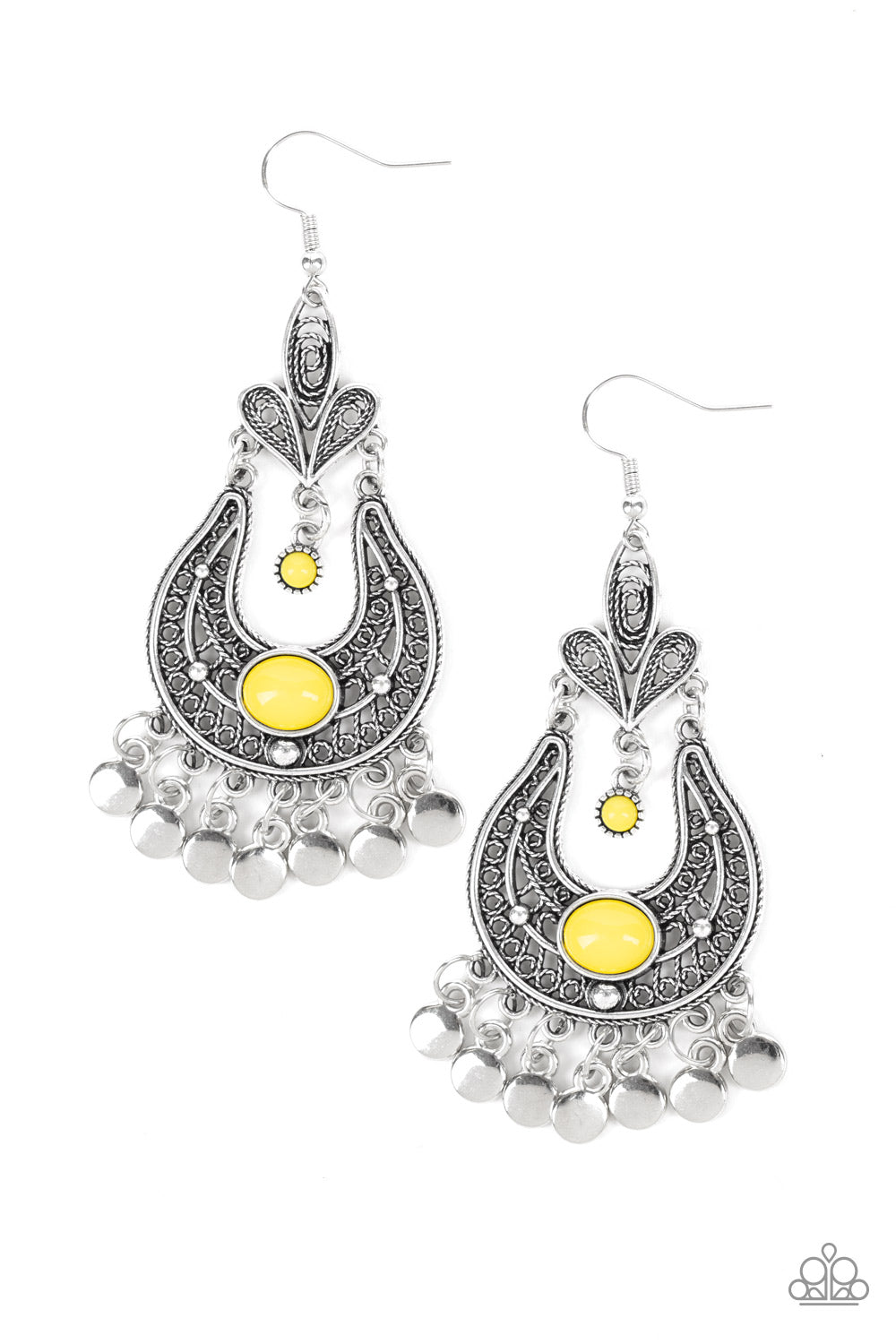 Fiesta Flair Yellow Earrings