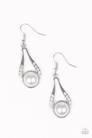 Headliner Over Heels White Earrings