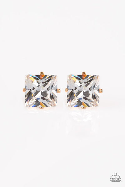 Prima Donna Drama Gold Post Earrings