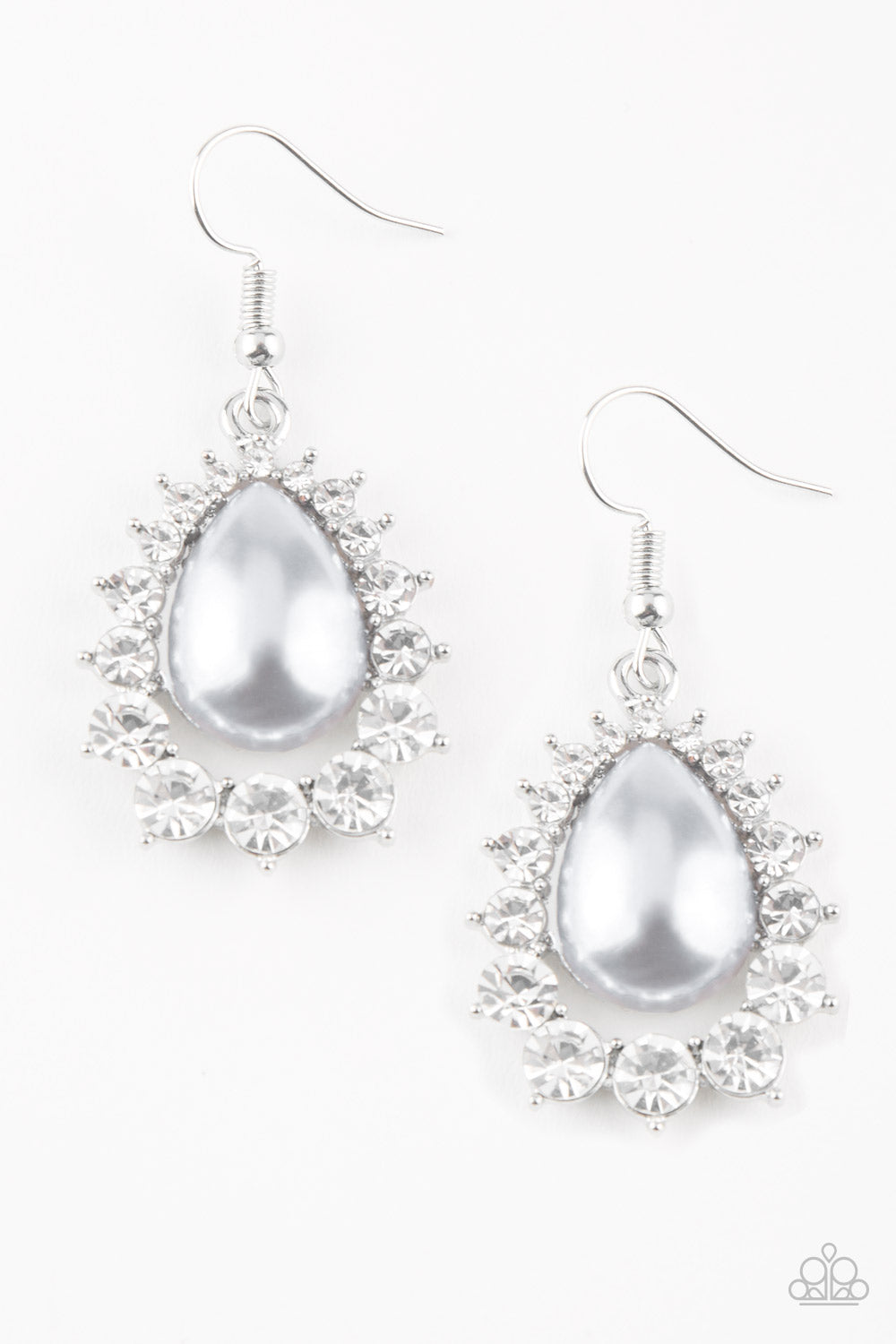 Regal Renewal White Earrings