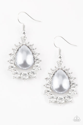 Regal Renewal White Earrings