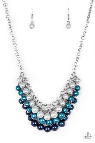 Run for the Heels Blue Necklace