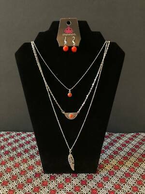 Sahara Sparrow Orange Necklace