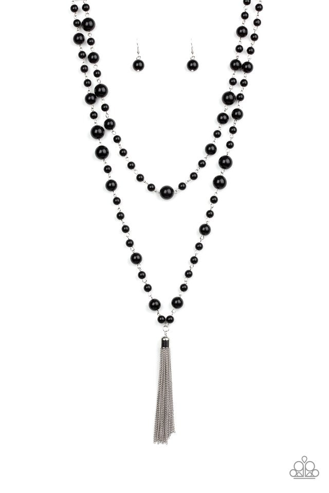 Social Hour Black Necklace