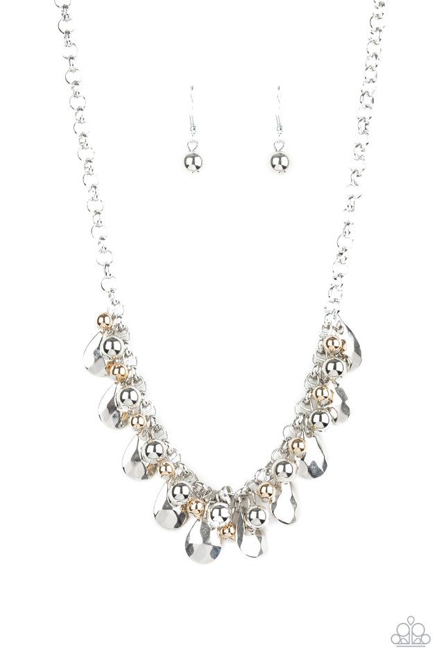 Stage Stunner Silver Necklace