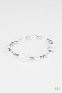 Starry Eyed Elegance White Bracelet