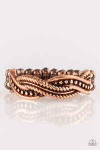 Texture Tango Copper Ring