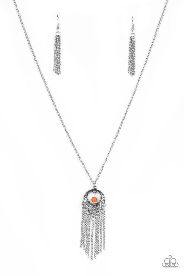 Western Weather Orange Necklace